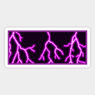 Lightining Pixel Art Sticker